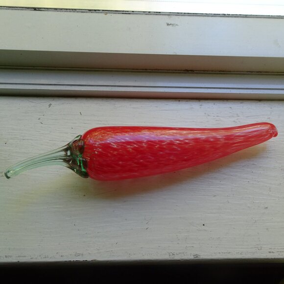 Vintage Glass Red Pepper - Picture 3 of 6